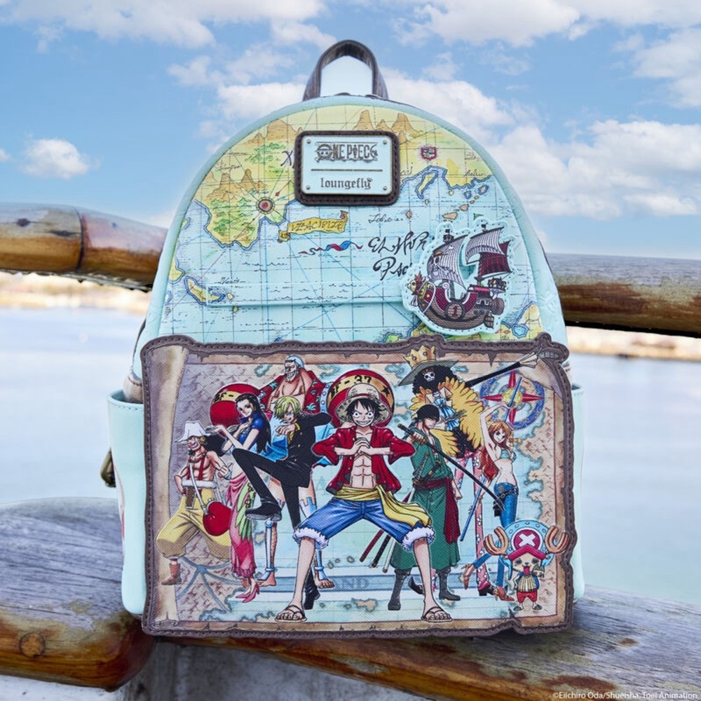 Loungefly One Piece 25th Anniversary Mini Backpack NWT
